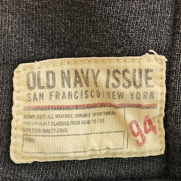 Womens Juniors Size Large Old Navy Quarter Zip Pullover Hoodie Navy Blue - Picture 3 of 11